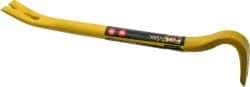 Stanley - 14" OAL Wrecking Bar - 1-1/16" Wide, Forged Steel - Strong Tooling