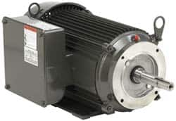 US Motors - 1/2 hp, TEFC Enclosure, Auto Thermal Protection, 1,725 RPM, 115/208-230 Volt, 60 Hz, Industrial Electric AC/DC Motor - Size 56 Frame, C-Face/Base Mount, 1 Speed, Ball Bearings, 8.4/4.1-4.2 Full Load Amps, B Class Insulation, Reversible - Strong Tooling