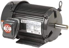 US Motors - 2 hp, TEFC Enclosure, No Thermal Protection, 3,450 RPM, 208-230/460 Volt, 60 Hz, Three Phase Energy Efficient Motor - Size 56HZ Frame, Rigid Mount, 1 Speed, Ball Bearings, 6.0-5.5/2.8 Full Load Amps, B Class Insulation, Reversible - Strong Tooling