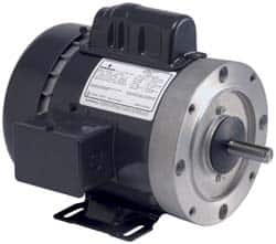 US Motors - 3/4 hp, No Thermal Protection, 3,450 RPM, 115/230 Volt, Industrial Electric AC/DC Motor - Size 56C Frame, Ball Bearings, 9.8/4.9 Full Load Amps, B Class Insulation - Strong Tooling