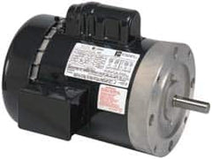 US Motors - 1/2 hp, TEFC Enclosure, No Thermal Protection, 1,725 RPM, 115/230 Volt, 60 Hz, Single Phase Permanent Split Capacitor (PSC) Motor - Size 56C Frame, C-Face Mount, 1 Speed, Ball Bearings, 9.0/4.5 Full Load Amps, B Class Insulation, Reversible - Strong Tooling