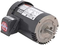 US Motors - 1/2 hp, TEFC Enclosure, No Thermal Protection, 3,450 RPM, 208-220/440 Volt, 60/50 Hz, Three Phase Energy Efficient Motor - Size 56C Frame, C-Face Mount, 1 Speed, Ball Bearings, 2.2-2.3/1.15 Full Load Amps, A Class Insulation, Reversible - Strong Tooling