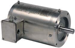 US Motors - 1.5 hp, TEFC Enclosure, No Thermal Protection, 1,755 RPM, 208-230/460 Volt, 60 Hz, Three Phase Energy Efficient Motor - Size 56C Frame, C-Face Mount, 1 Speed, Ball Bearings, 4.3-4.1/2.1 Full Load Amps, F Class Insulation, Reversible - Strong Tooling