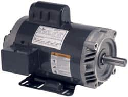 US Motors - 5 hp, ODP Enclosure, 1,740 RPM, 230 Volt, 60 Hz, Industrial Electric AC/DC Motor - Size 184 Frame, Horizontal-Footed Mount, 1 Speed, Ball Bearings, 22.0 Full Load Amps, F Class Insulation - Strong Tooling