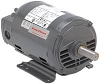 US Motors - 10 hp, ODP Enclosure, No Thermal Protection, 1,180 RPM, 208-230/460 Volt, 60/50 Hz, Three Phase Energy Efficient Motor - Size 256T Frame, Rigid Mount, 1 Speed, Ball Bearings, 27.4-25/12.5 Full Load Amps, F Class Insulation - Strong Tooling