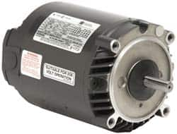 US Motors - 1/2 hp, ODP Enclosure, No Thermal Protection, 1,725 RPM, 208-230/460 Volt, 60 Hz, Polyphase Motor - Size 56C Frame, C-Face Mount, 1 Speed, Ball Bearings, 1.98-1.9/.98 Full Load Amps, B Class Insulation - Strong Tooling