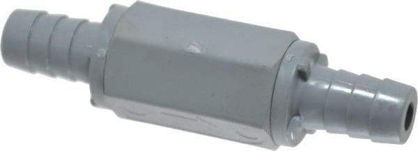 Specialty Mfr - 1/2" PVC Check Valve - Inline, Barb x Barb, 125 WOG - Strong Tooling