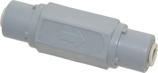 Specialty Mfr - 1/4" PVC Check Valve - Inline, Push To Connect x Push To Connect, 125 WOG - Strong Tooling