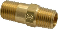 Specialty Mfr - 1/4" Brass Check Valve - Inline, MNPT x MNPT, 500 WOG - Strong Tooling