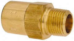 Specialty Mfr - 3/8" Brass Check Valve - Inline, FNPT x MNPT, 500 WOG - Strong Tooling