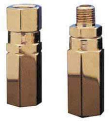 Specialty Mfr - 1/4" Brass Check Valve - Inline, FNPT x MNPT, 3,000 WOG - Strong Tooling