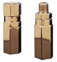 Specialty Mfr - 3/8" Brass Check Valve - Inline, MNPT x MNPT, 3,000 WOG - Strong Tooling