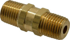 Specialty Mfr - 1/4" Brass Check Valve - Inline, MNPT x MNPT, 2,500 WOG - Strong Tooling