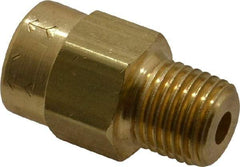 Specialty Mfr - 1/4" Brass Check Valve - Inline, MNPT x FNPT, 2,500 WOG - Strong Tooling