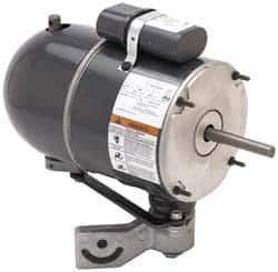 US Motors - 1/4 hp, TEAO Enclosure, Auto Thermal Protection, 1,075 RPM, 115 Volt, 60 Hz, Single Phase Permanent Split Capacitor (PSC) Motor - Size 48YZ Frame, Yoke Mount, 2 Speed, Ball Bearings, 4.40 Full Load Amps, B Class Insulation, CCW Lead End - Strong Tooling