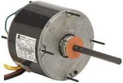 US Motors - 1/10 hp, TEAO Enclosure, Auto Thermal Protection, 825 RPM, 208-230 Volt, 60 Hz, Single Phase Permanent Split Capacitor (PSC) Motor - Size 48Y Frame, Stud/Band Mount, 1 Speed, Sleeve Bearings, 1 Full Load Amps, B Class Insulation, Reversible - Strong Tooling