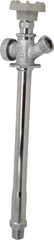 B&K Mueller - 1/2" Pipe, 10" Long Shank, Chrome Plated Brass Antisiphon Frostfree Sillcock - Handwheel Handle, Male & Solder End Connections, 125 psi WOG Rating - Strong Tooling