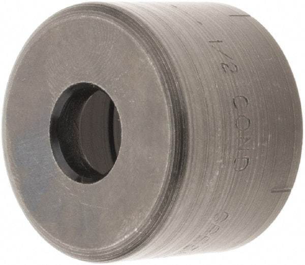 Greenlee - 1/2" Conduit Round Die - 22.5mm Hole Length x 7/8" Hole Diam - Strong Tooling