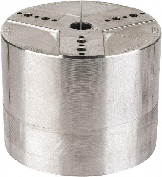 Abbott Workholding Products - 4" & Up Chuck Capacity, Northfield Attachment, Round Soft Lathe Chuck Jaw - 3 Jaws, Aluminum, 3.92" Wide x 3" High - Strong Tooling