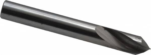 Magafor - 1/4" Body Diam, 90°, 2" OAL, Solid Carbide Spotting Drill - Strong Tooling