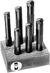 APT - 13/16" Min Bore Diam, 5" OAL, 3/4" Shank Diam, Indexable Boring Bar - 3" Max Bore Depth, TPG 321 Insert, Screw Holding Method - Strong Tooling