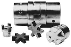 Boston Gear - 1-3/4" Max Bore Diam, FC38 Coupling Size, Flexible Half Coupling - 3-3/4" OD, 6.32" OAL, Steel - Strong Tooling