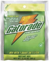 Gatorade - 2.12 oz Pack Lemon-Lime Activity Drink - Powdered, Yields 1 Qt - Strong Tooling