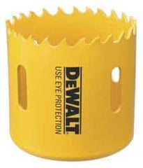 DeWALT - 1-1/8" Diam, 1-1/2" Cutting Depth, Hole Saw - Bi-Metal Saw, Toothed Edge - Strong Tooling