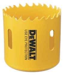 DeWALT - 1-1/4" Diam, 1-1/2" Cutting Depth, Hole Saw - Bi-Metal Saw, Toothed Edge - Strong Tooling