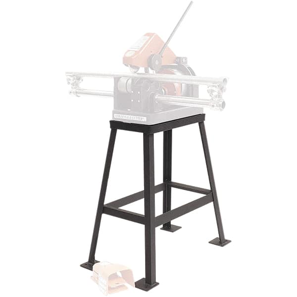 Rothenberger - 5/8" to 4-1/2" Pipe Capacity, Stationary Pipe Stand with Stationary Head - 30" High, 150 Lb Capacity - Strong Tooling