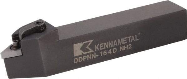 Kennametal - MDPN, Neutral Cut, 0° Lead Angle, 3/4" Shank Height x 3/4" Shank Width, Negative Rake Indexable Turning Toolholder - 4-1/2" OAL, DN..33. Insert Compatibility, Series Kenloc - Strong Tooling