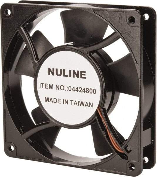 Value Collection - 115 Volts, AC, 81 CFM, Square Tube Axial Fan - 0.15 Amp Rating, 2,600 to 3,600 RPM, 4.7" High x 4.7" Wide x 1" Deep - Strong Tooling