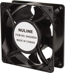 Value Collection - 230 Volts, AC, 105 CFM, Square Tube Axial Fan - 0.12 Amp Rating, 2,600 to 3,100 RPM, 4.7" High x 4.7" Wide x 1-1/2" Deep - Strong Tooling