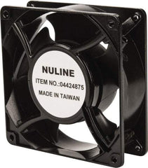 Value Collection - 230 Volts, AC, 53 CFM, Square Tube Axial Fan - 0.9 Amp Rating, 1,850 to 2,100 RPM, 4.7" High x 4.7" Wide x 1-1/2" Deep - Strong Tooling