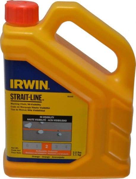 Irwin - 40 Container Chalk Refill - Fluorescent Orange - Strong Tooling