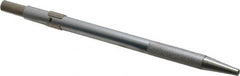 Made in USA - 5-1/2" OAL Retractable Pocket Scriber - Aluminum with Hardened Steel Point - Strong Tooling