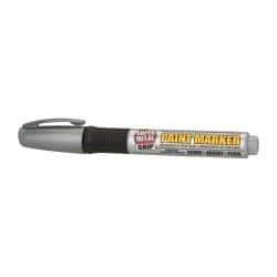 Super Met-Al - Metallic Silver Paint Marker - Fiber Tip, Oil Based - Strong Tooling