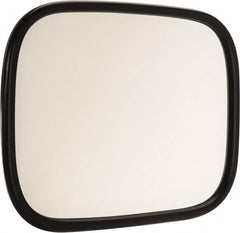 Value Collection - 7" Long to 5" Wide Automotive Universal OEM Replacement Mirror Head with L Bracket - Stainless Steel - Strong Tooling