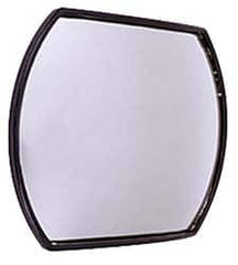 Value Collection - 5-1/2" Long to 4" Wide Automotive Convex Mirror - Stainless Steel - Strong Tooling