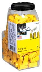 Ideal - 2, 18 to 4, 14 + 1, 18 AWG, 600 Volt, Flame Retardant, Standard Twist on Wire Connector - Yellow, 221°F - Strong Tooling