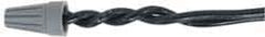 Ideal - 3, 22 to 2, 16 AWG, 300 Volt, Flame Retardant, Standard Twist on Wire Connector - Gray, 221°F - Strong Tooling