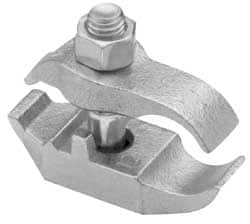 Cooper Crouse-Hinds - 1" Pipe, Malleable Iron, Electro Galvanized Conduit Clamp - 1 Mounting Hole - Strong Tooling