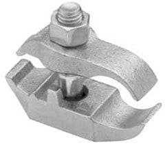 Cooper Crouse-Hinds - 1-1/4" Pipe, Malleable Iron, Electro Galvanized Conduit Clamp - 1 Mounting Hole - Strong Tooling