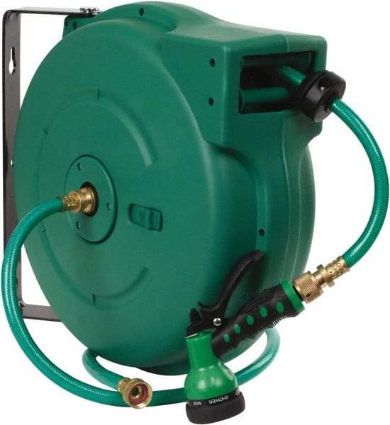 Value Collection - 65' Spring Retractable Hose Reel - 140 psi, Hose Included - Strong Tooling