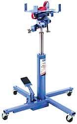 OTC - 1,000 Lb Capacity Pedestal Transmission Jack - 34-1/2 to 75" High, 41" Chassis Width x 41" Chassis Length - Strong Tooling