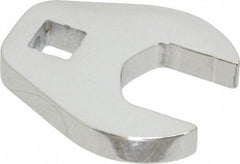 Proto - 13/16" 3/8" Drive Chrome Open End Crowfoot Wrench - 1.72" Head Diam x 1/4" Head Thickness - Strong Tooling