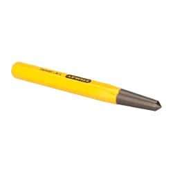 Stanley - 1/4" Center Punch - 4" OAL, Tempered Steel - Strong Tooling