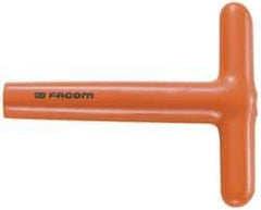 Facom - 6mm 6 Point Insulated Box Wrench - Single End, 1/2" Head Diam, 5-11/16" OAL, Steel - Strong Tooling