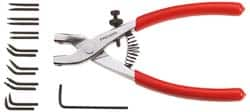 Facom - 200mm OAL, Cushion Grip Smooth Retaining Ring Pliers - Features Interchangeable Tips - Strong Tooling