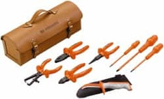 Facom - 8 Piece Insulated Tool Set - Comes with Leather Case - Strong Tooling